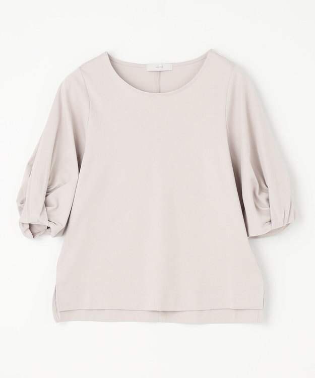 ANY シルケットスムース タックスリーブプルオーバー グレージュ