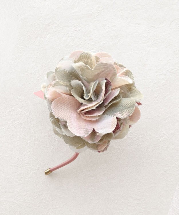 TOCCA 【アップサイクルコサージュ付き・美香＆Lovécoコラボ・数量限定・A4サイズ対応】FLOWER IN HEART BAG バッグ ピンク×カーネーション