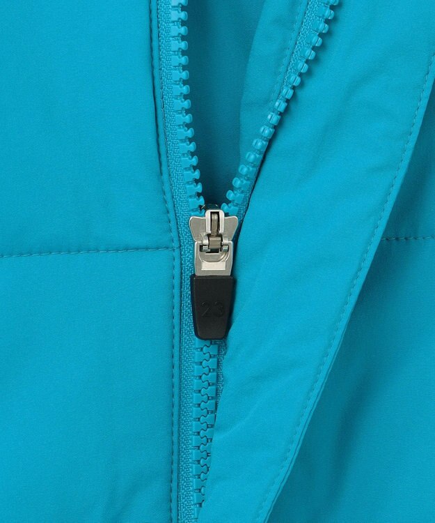 23区GOLF 【MEN】ストレッチ防風中綿ブルゾン ターコイズブルー系