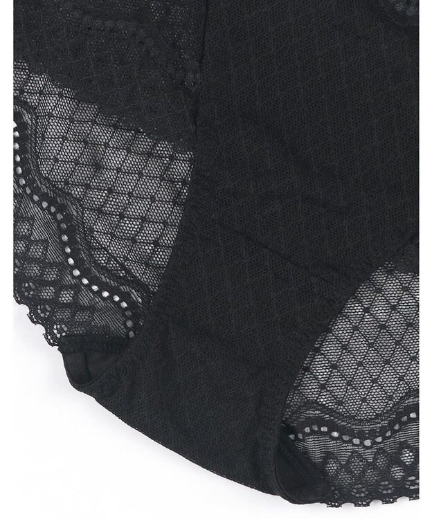 une nana cool 【リニューアル】364ブラ レース 総レースショーツ ブラック