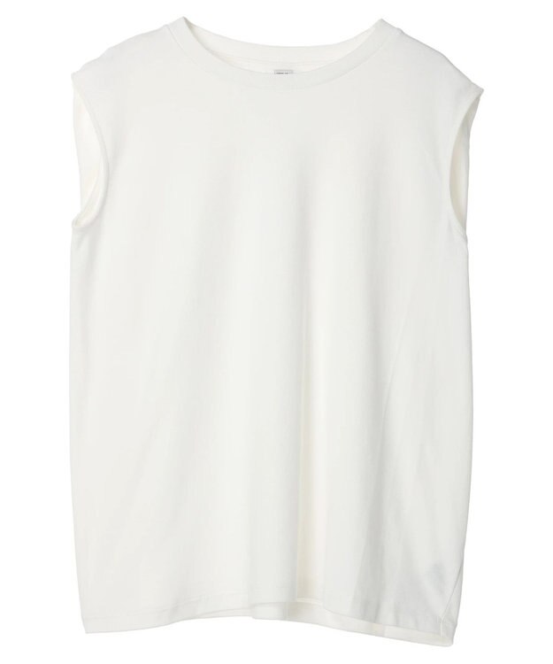 AMERICAN HOLIC 接触冷感ショルダータックノースリーブプルオーバー Off White