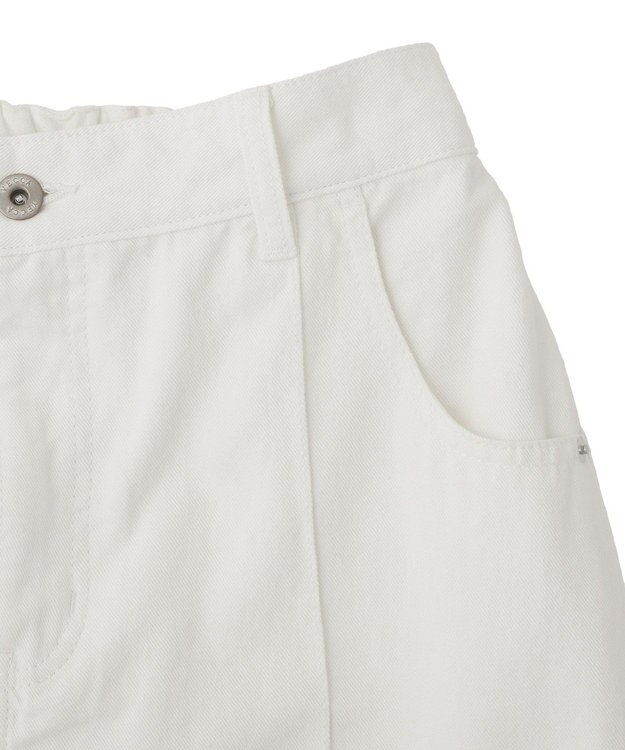 YECCA VECCA 綿麻バギーツイルパンツ Off White