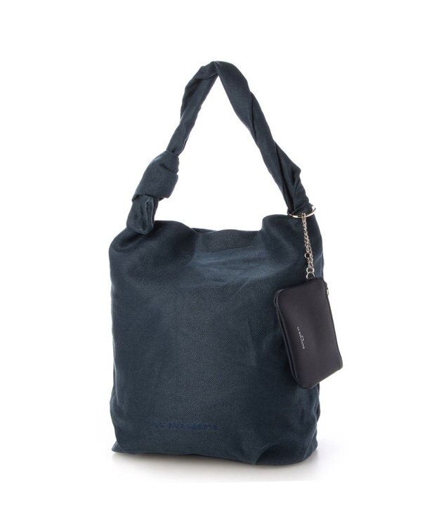 LA BAGAGERIE サイドノット リネンショルダー Mサイズ ネイビー
