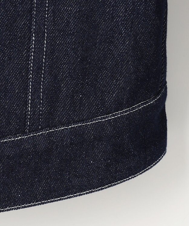 Feroux 【洗える】デニム ジャケット ネイビー系