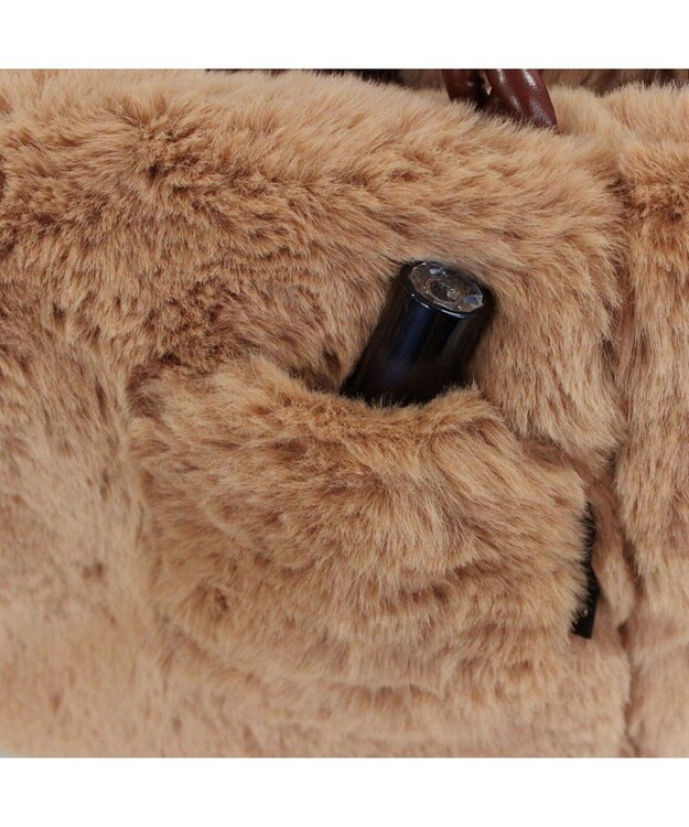 ROOTOTE 1262【エコファートート】LT.デリ.ファーバスケット-A 03：モカ