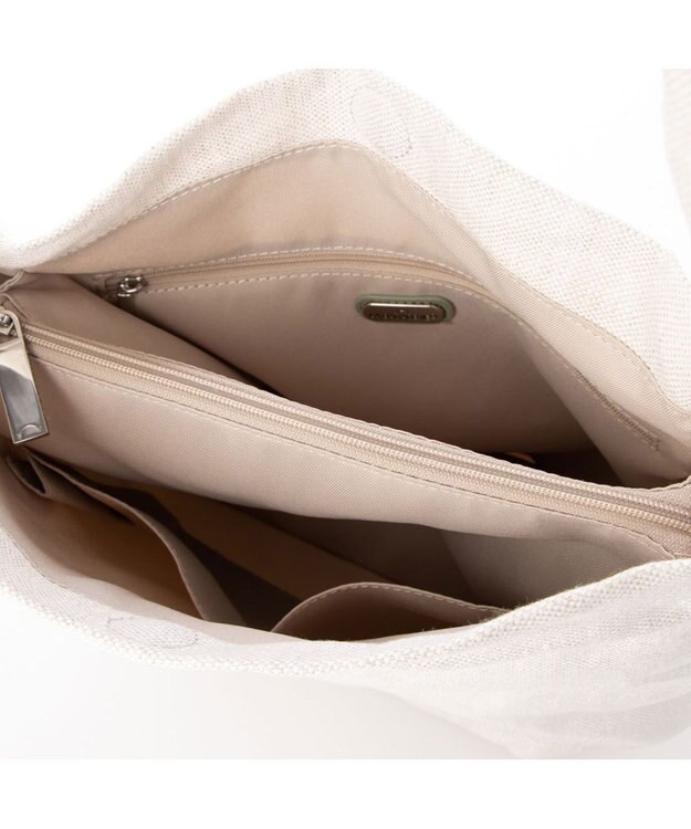 LA BAGAGERIE サイドノット リネンショルダー Mサイズ ナチュラル