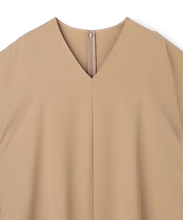 BEIGE， VIRGILE / Vネックリラックスワンピース Mocha