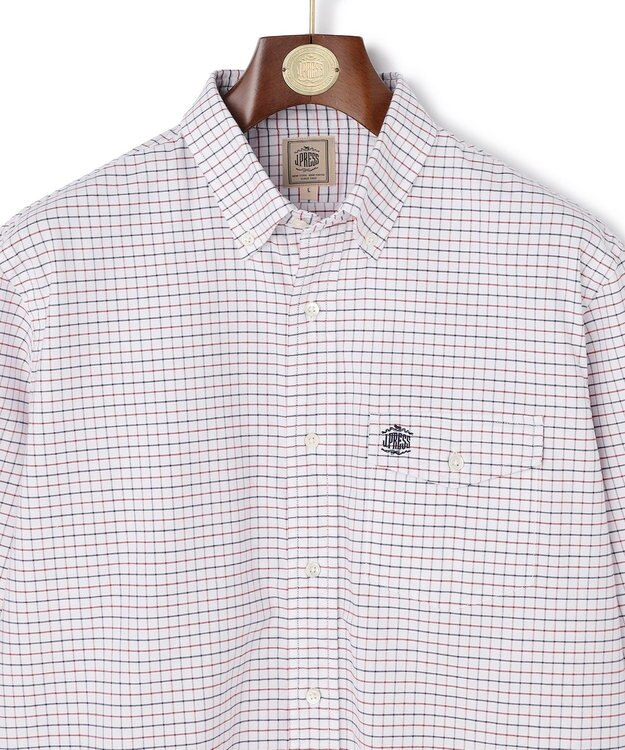 J.PRESS MEN 【IVY SHIRTS / 8色展開】オックスフォードオーバル シャツ /B.D. レッド系3