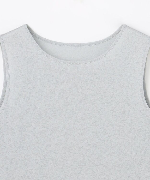 ANY L 【2SET】ツインセットヘンリーネックタンクトップ ブルー×グレー