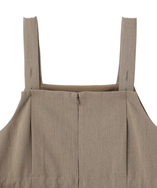 CRAFT STANDARD BOUTIQUE サイドギャザージャンパースカ－ト Gray Beige