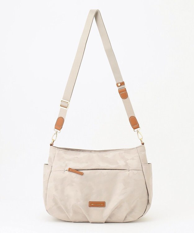 LA BAGAGERIE シャドージャカード 2WAYショルダーバッグ アイボリー