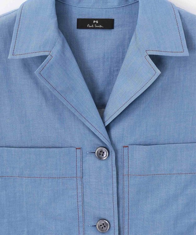 Paul Smith シャンブレー 半袖シャツ ライトインディゴ