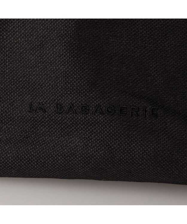 LA BAGAGERIE サイドノット リネンショルダー Mサイズ ブラック