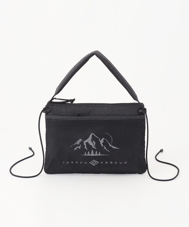 JOSEPH ABBOUD MOUNTAIN 【軽量/撥水/男女兼用】ウールライクサコッシュ グレー系