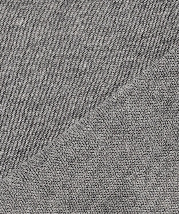 23区 L 【洗える】シャツ コンビネーション ニット グレー系
