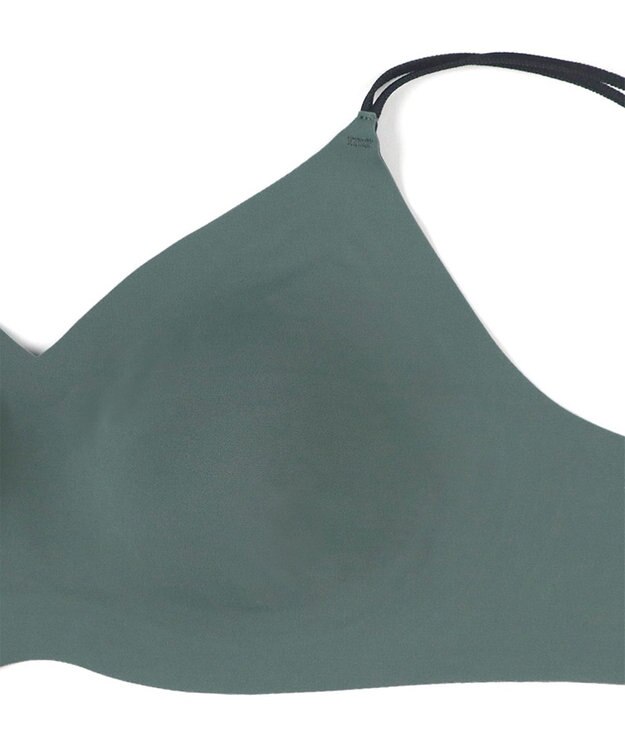 WACOAL ノンワイヤーブラ 【GOCOCi ゴコチ】 ラクなのにしっかりフィット 立体的なバストシルエット レディース ハーフトップ ブラトップ CGG233 /ワコール グリーン