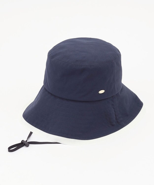 TOCCA 【サイズ調整可】TRIM RIBBON BUCKET HAT バケットハット ネイビー系
