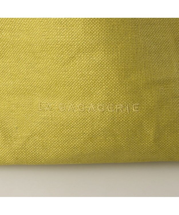 LA BAGAGERIE サイドノット リネンショルダー Mサイズ ライムグリーン