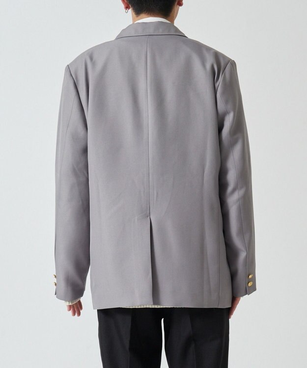 WEGO 【SCHOOLITEM】メンズスクールブレザー グレー