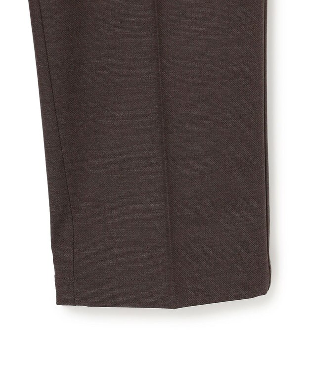 JOSEPH HOMME 新素材【ストレッチ/ウエストゴム仕様】ウール混キャリーマンストレッチ ドロスト付ストレートパンツ / HOVE ダークブラウン系