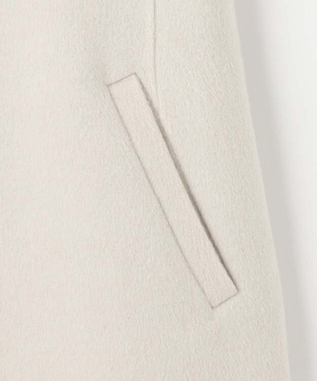 UNFILO 【撥水】ウール混リバー ジレ ベージュ系