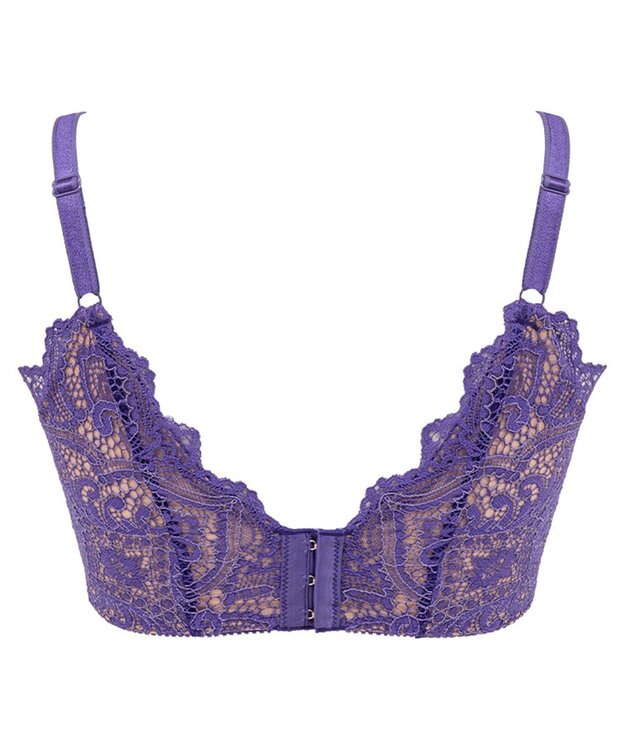 BRADELIS New York 【BRADELIS New York / 育乳補整ブラ・STEP1 集める】ウェンディバックスムーズステップ1ブラ23A2 脇高設計で背中スッキリ ヴァイオレット