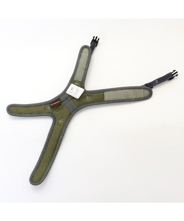 PET PARADISE ペットパラダイス やさしい ハーネス 迷彩 ３Ｓ 〔小型犬〕 カーキ