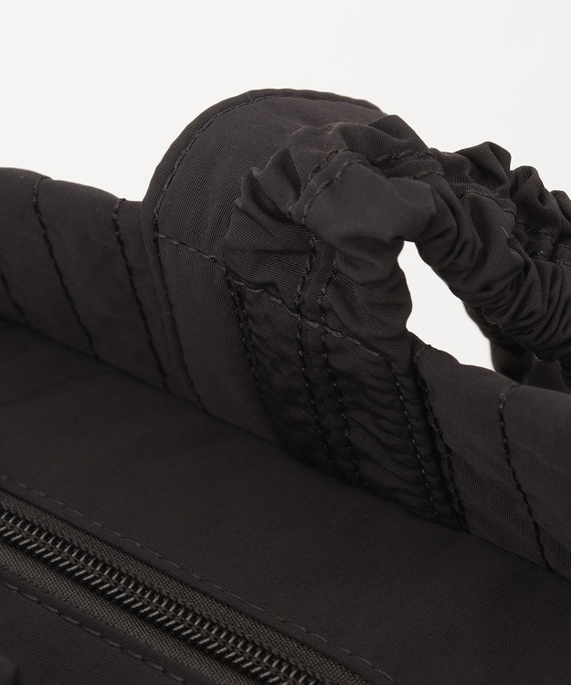 Y'SACCS 【Y’SACCS vous et】ギャザーハンドル2WAYヌビバッグ ブラック