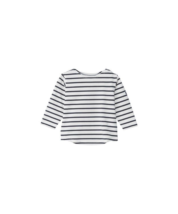 HELLY HANSEN 【ベビー】ロングスリーブマリンボーダーティー オフホワイト×ディープネイビー