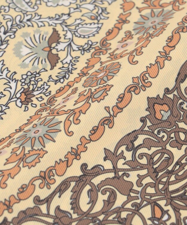 J.PRESS YORK STREET 【WOMEN】サークルタイル スカーフ イエロー系5