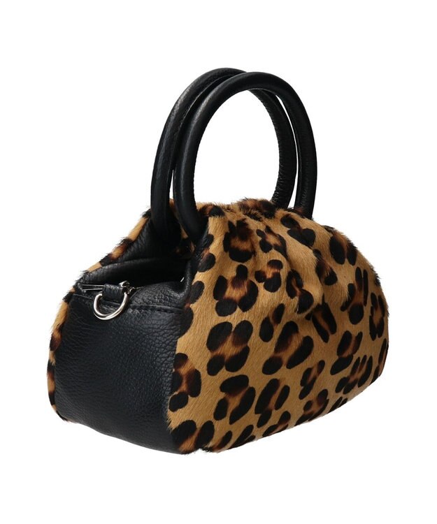 INTER-CHAUSSURES 【ANDREA CARDONE ITALI】異素材コンビハンドバッグ マルチコンビ