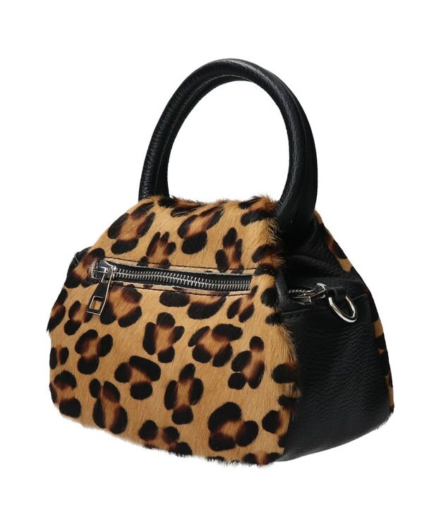 INTER-CHAUSSURES 【ANDREA CARDONE ITALI】異素材コンビハンドバッグ マルチコンビ