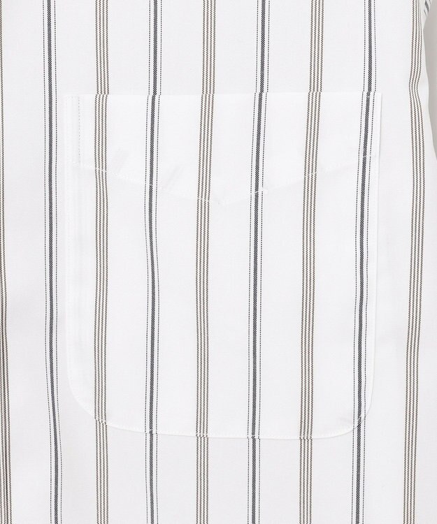 J.PRESS MEN 【PREMIUM PLEATS / 形態安定】ジェントリーストライプ シャツ / B.D. ブラウン系2