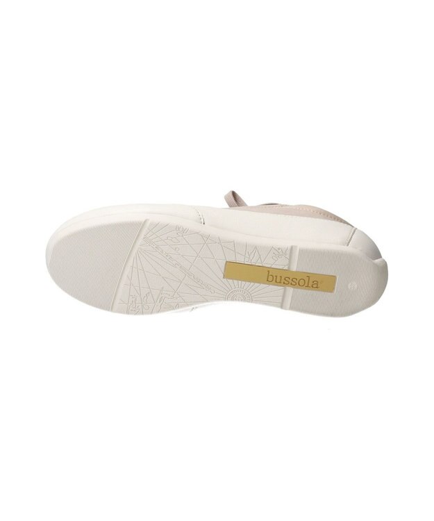 INTER-CHAUSSURES 【BUSSOLA】撥水レースアップスニーカー ライトベージュ