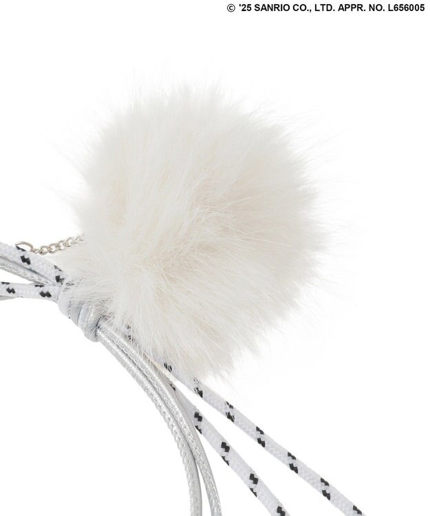 Green Parks キラキラファーチャーム White