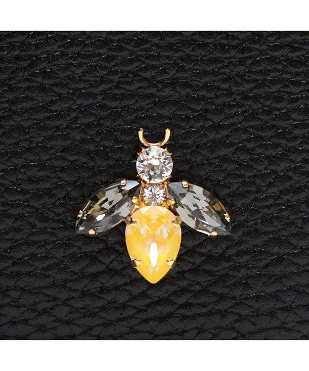 A.D.M.J. 【牛革】アノニマス/A4サイズ対応クリスタルビー付ボストン34cm ブラック