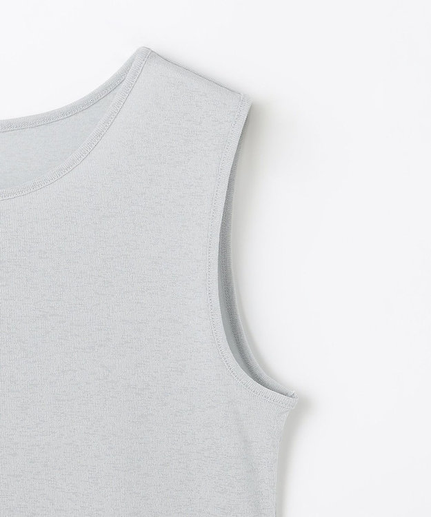 ANY L 【2SET】ツインセットヘンリーネックタンクトップ ブルー×グレー