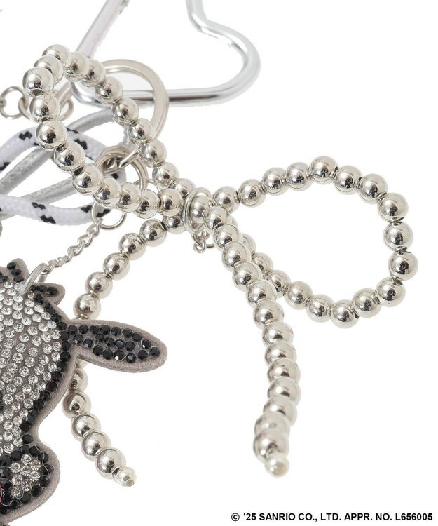 Green Parks キラキラファーチャーム Gray