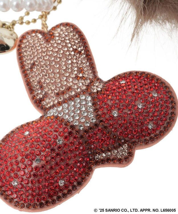 Green Parks キラキラファーチャーム Brown