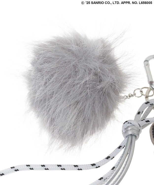 Green Parks キラキラファーチャーム Gray