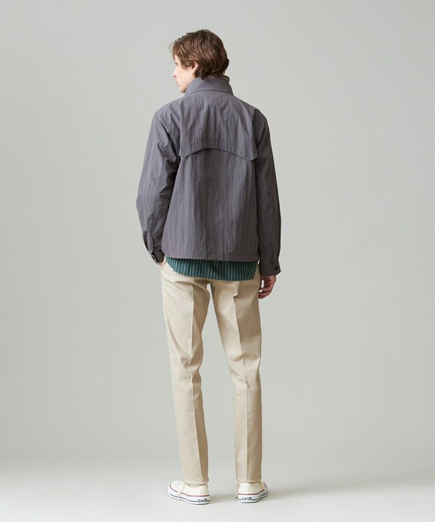 J.PRESS MEN ピースダイ トリコチンストレッチパンツ ベージュ系