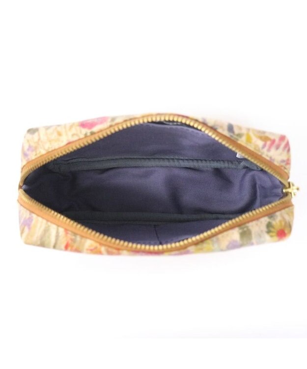 Regalo Felice 【リバティ柄 / 撥水加工】ポーチ / REGALO IV(アイボリー)