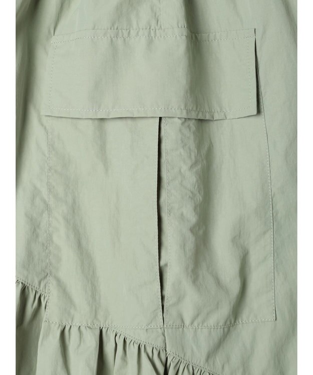 earth music&ecology ドロストテックスカート Light Khaki