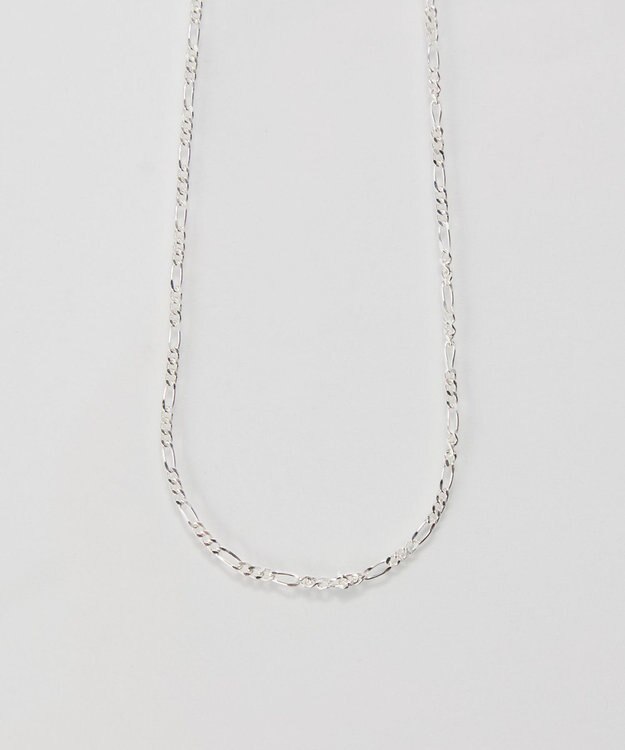 Phoebe 【SV925】シルキーシャインフィガロチェーンネックレス シルバー