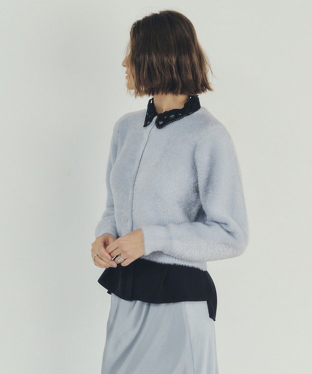 YECCA VECCA 2wayレース襟ブラウス Off White