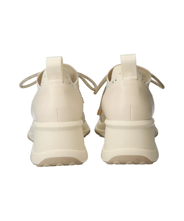 Bridget Birkin 【Bridget Birkin】ビジューシューレーススニーカー ベージュ雑材