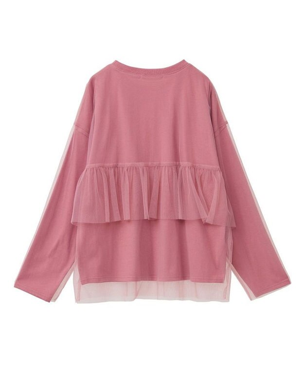 Green Parks ・ＥＬＥＮＣＡＲＥ　ＤＵＥ　チュールレイヤードロンＴＥＥ Pink