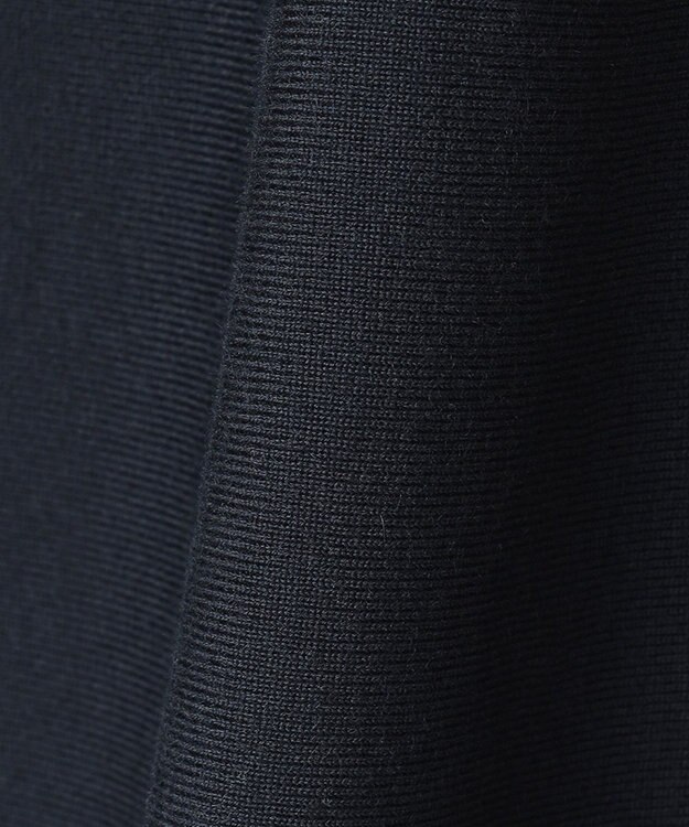 23区 ウールブレンド ニットスカート ネイビー系