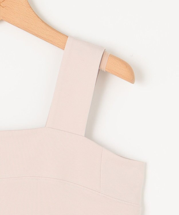 組曲 チュールレイヤード タンク ライトグレー系