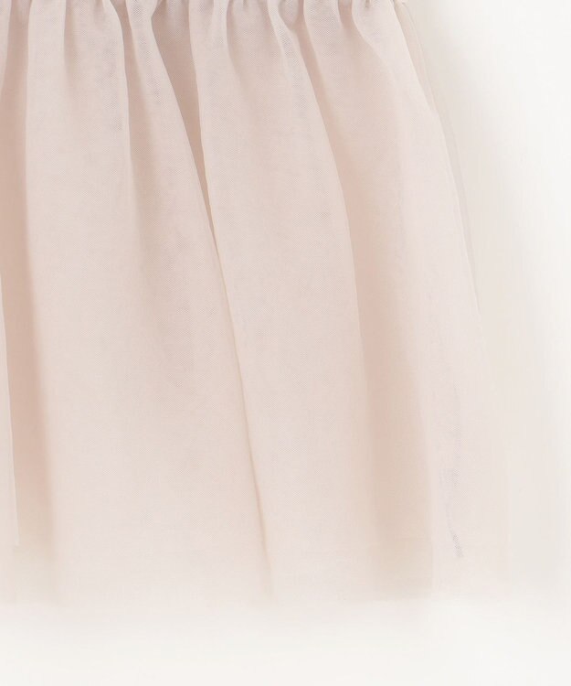 組曲 チュールレイヤード タンク ライトグレー系